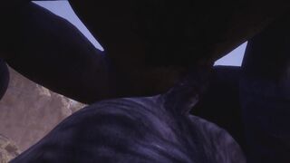 Rahn The Wolf Makes Love with Rasha Wolf By The Ocean (point of view & Cum Shots) | Wild Life