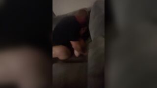 Hispanic Wifey Spitroasted with a homeless bro