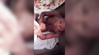 All Natural Super Sexy Ebony Mistress Milf Giving Oral Sex into Quarantine to big black dick