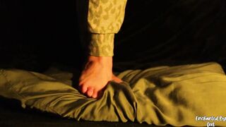 Smothering Your Pillow With My Stinky Foot Sleepover [Foot Fetish]