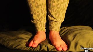 Smothering Your Pillow With My Stinky Foot Sleepover [Foot Fetish]