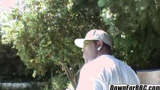 DOWN FOR big black cock - Lisa Ann monster big black cock destroys milfs