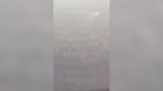 Road blowjob Cutie small skank blowing cock on a road trip