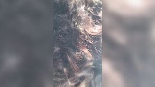 Road blowjob Cutie small skank blowing cock on a road trip