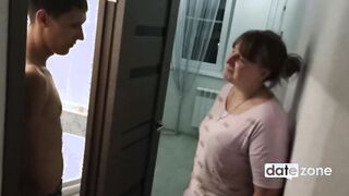 Young dude loves to banged! fat housewife