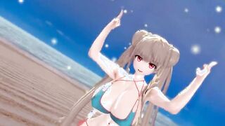 【MMD R-teenagers SEX DANCE】BIG PERVERSE BOOBIES SWEET HUGE PERVERSE BUTT BEAUTY BOOTY ホットお尻 [MMD]