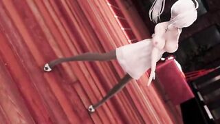 【MMD R-eighteen SEX DANCE】HAKU YUMMY PERVERSE BUTT SWEET INSANE SATISFACTION SWEET BUTTOCKS ホットお尻 [MMD]