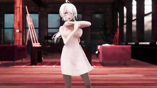 【MMD R-eighteen SEX DANCE】HAKU YUMMY PERVERSE BUTT SWEET INSANE SATISFACTION SWEET BUTTOCKS ホットお尻 [MMD]