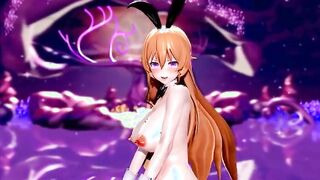 【MMD R-18 year old SEX DANCE】PERVERSE SENSUAL BUNNY SWEET HUGE BUTT BOMBSHELL EXTREME SATISFACTION ホットお尻 [MMD]