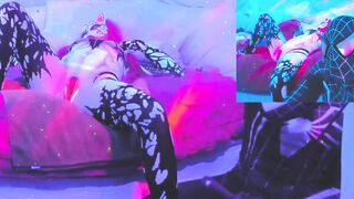 Neon Kitty SQUIRTS all over Spiderman and camera @ 7:20 mark