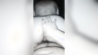 Night sex with a juicy cougar with a long booty and cool titted with a cunt cream