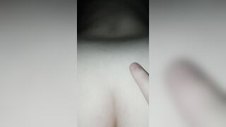 Night sex with a juicy cougar with a long booty and cool titted with a cunt cream
