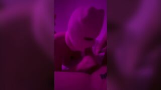 Toejob and bj with destroyed orgasm. I love to kick his dick!