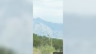 Unshaved twat pee pissing inside a outdoor parking lot! Older Hispanic grandmother