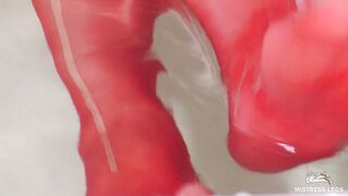 Relax And See My Red Nylon Feet Wiggling Feet Bdsm Sex Tape