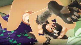 Teeny-Wolf cunt with mouth Sex [3D Animated, 4K, 60FPS, Uncensored]