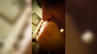 hot mom blows n fucks her boy-sex toy