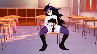 My Hero Academia: Big Tit Professor Ms Midnight Fucks inside classroom