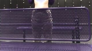 18 Skank Squirts and Tries to got caught inside Gym Locker Room
