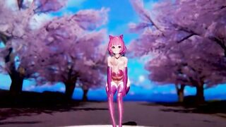 【MMD R-barely legal SEX DANCE】TASTY PINK BUNNY BUTT GODDESS BOOTY EXTREME BUTT DANCE 大きなお尻 [MMD]