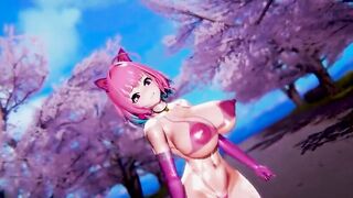 【MMD R-barely legal SEX DANCE】TASTY PINK BUNNY BUTT GODDESS BOOTY EXTREME BUTT DANCE 大きなお尻 [MMD]