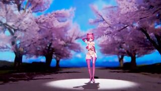 【MMD R-barely legal SEX DANCE】TASTY PINK BUNNY BUTT GODDESS BOOTY EXTREME BUTT DANCE 大きなお尻 [MMD]