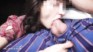 Stepmom, let me Cum! Fascinating Bj, beauty Semen into Closed