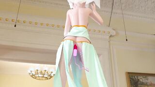 【MMD R-teenie SEX DANCE】ASS DELICIOUS SWEET INSANE MASTURBATION BABE ANAL PLUG SEX DANCE ホットお尻 [MMD]