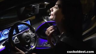 Ex-Wife leaks another man’s cum inside husband’s mouth