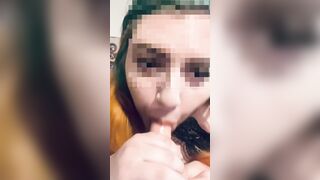 Sucking Off your huge fat penis