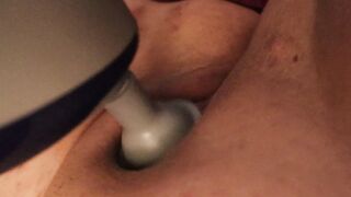 Massaging My Pissy With My Roommates New Back Massager 