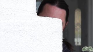 Stepdad romping Vanessa Skys tight barely legal cooch