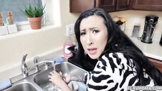 Stepson loves eating his stepmoms butt and fucking her from