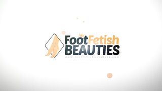 three babes spreading foot point of view clip