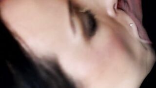 Cumslut Worship Cock & Balls and Begs For a Facial