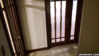 Japanese 18, Riku Nekota sucks hard cock, uncensored