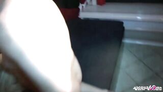 Amateur Gang Bang with German Barely Legal Hooker with 6 Stranger
