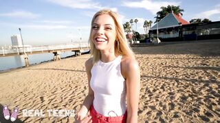 Real 19 Year Older - College teen Allie Nicole raw point of