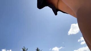 MARYJANE MOORE Finger Nailed Pussy on Beach