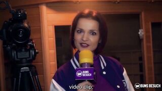 BUMS BESUCH - German pornstar Anike Ekina seduces and fucks