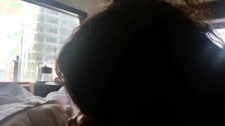 pov Fucking inside Front of a Window into New York City so the Whole City Can View