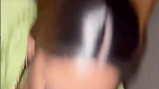 African bbw Cutie Deja blows Colombian penis