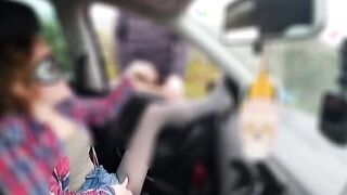 Fiance let's a stranger play outside dogging