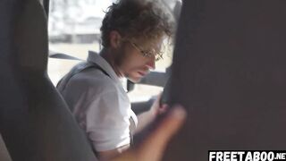 Barely Legal Schoolgirls Take Turns On Pervert Bus Driver (Whitney Wright,