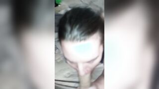 Her eyes water trying to suck this Cock.