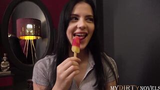 Dark Hair lured in anal sex with classy MILF and her