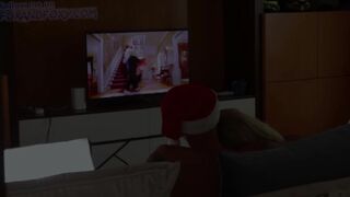 Home not Alone. Kinky anal Christmas story with Sensual step-daughter