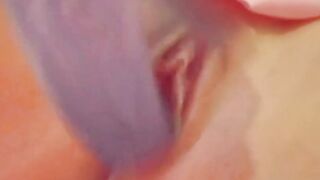Creamy squirting and multiple orgasms rides my sex toy