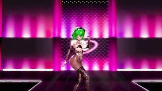 【MMD R-18 yo SEX DANCE】PERVERSE BUTT HOTTIE BUTT DANCE DELICIOUS SATISFACTION おいしいお尻 [MMD]