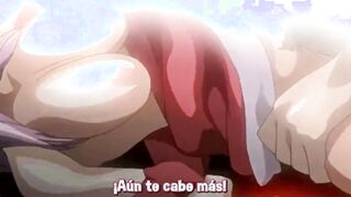 Anime - This freaky chick likes to be penetrated by 2 long dicks